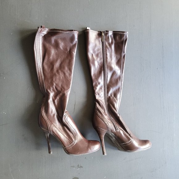 Guess by Marciano Vegan Leather Stiletto Boots - Picture 2 of 8